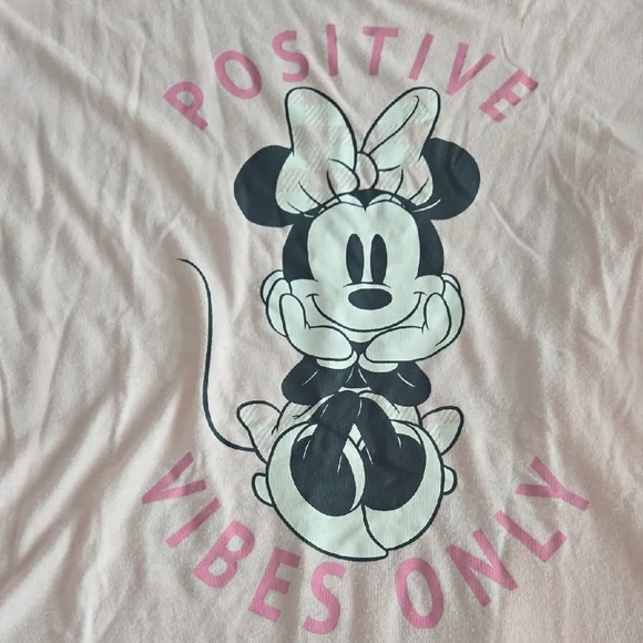 Disney Light Pink Minnie Mouse Pajama Set - Picture 2 of 9